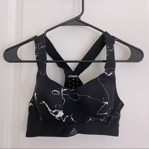 Two adidas sports bras